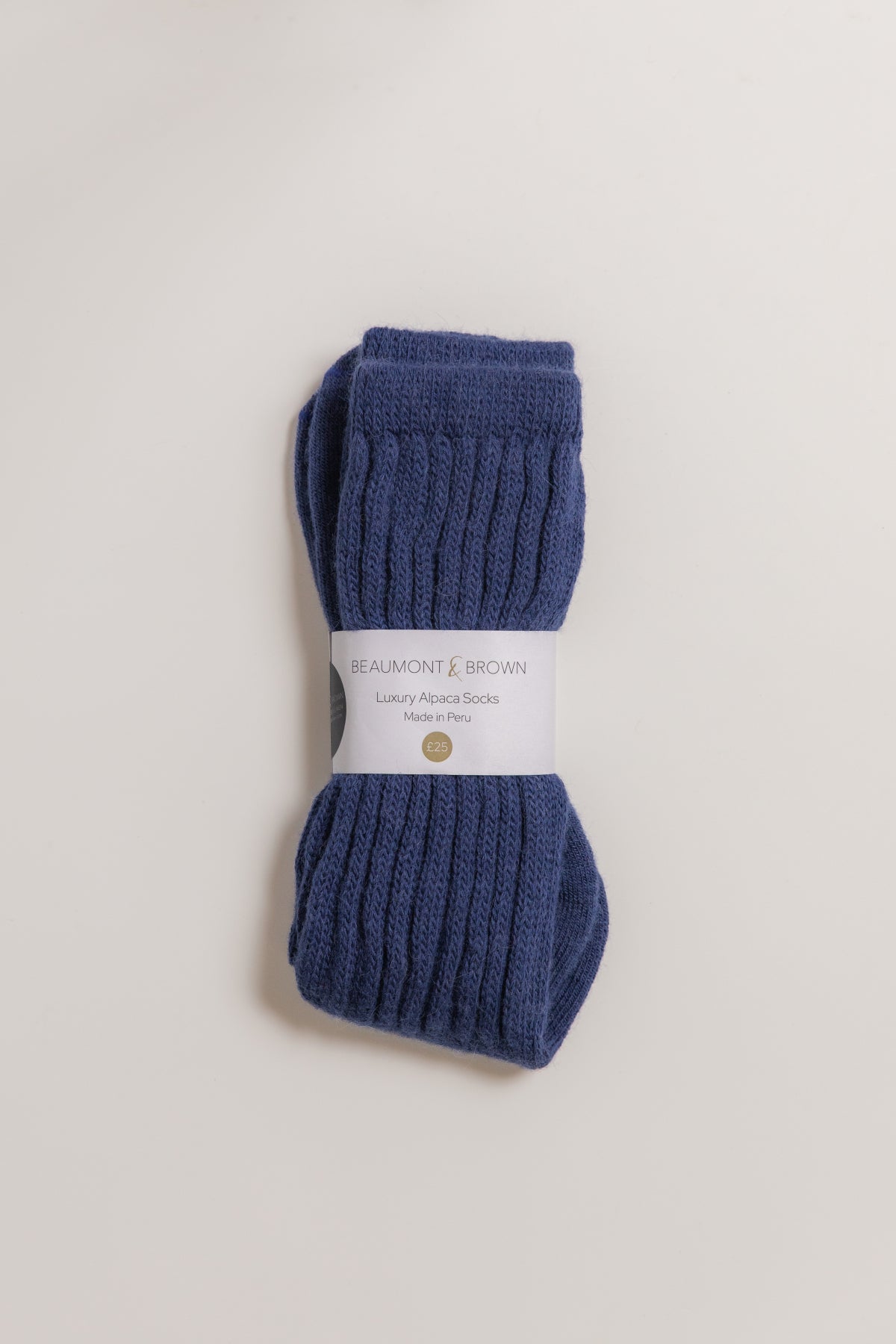 Alpaca Bed Socks- Woad