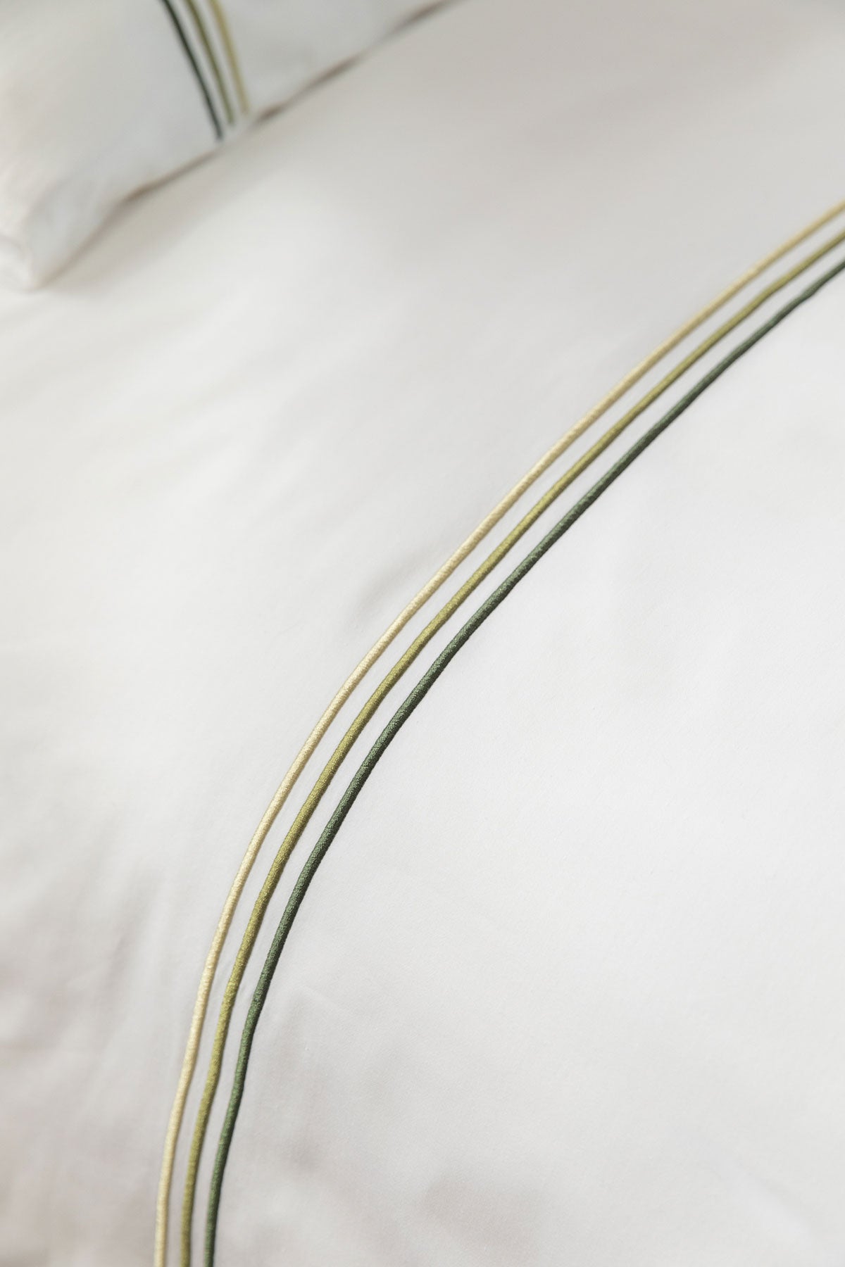 Forest Green 3 Cord 400TC Bedding by Beaumont & Brown
