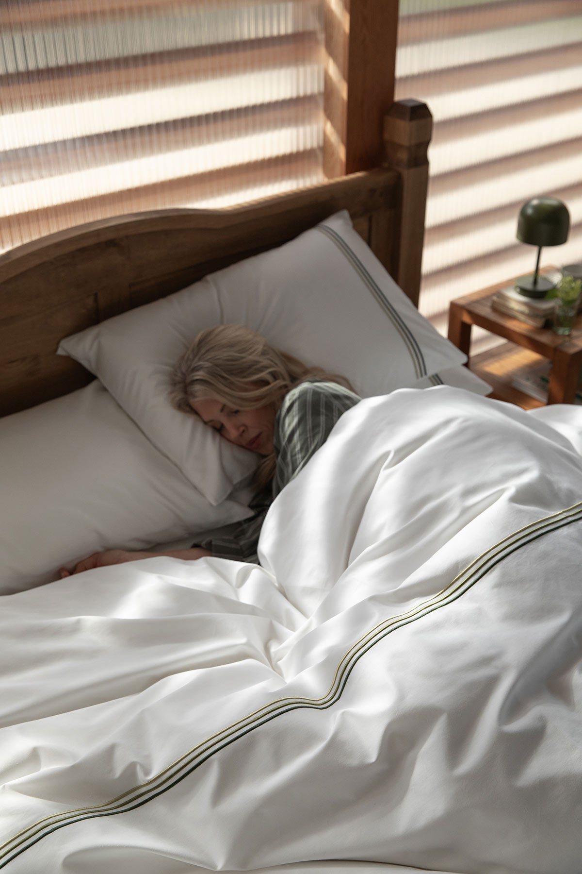 Forest Green 3 Cord 400TC Bedding by Beaumont & Brown