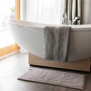 Latte Tufted Bath Rug from Beaumont & Brown