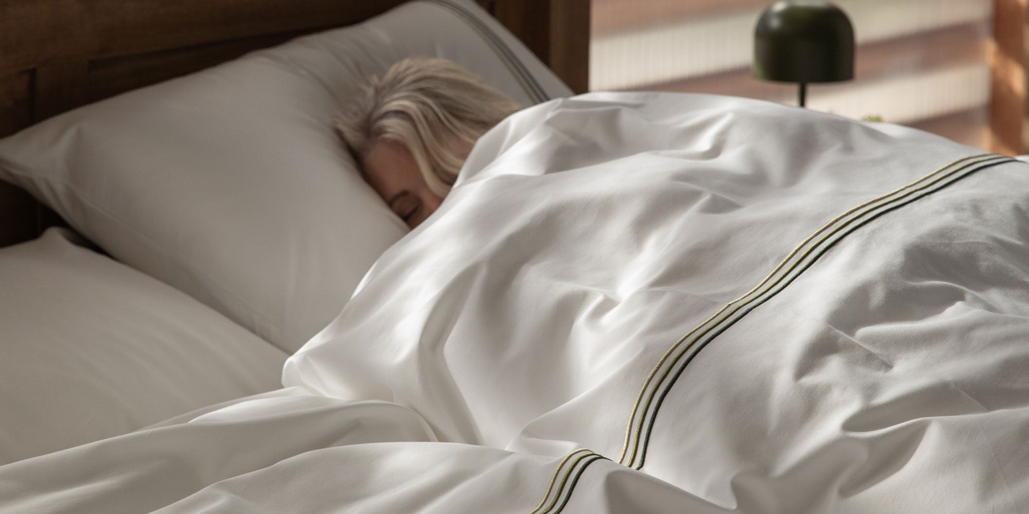 Sleeping under Beaumont & Brown Forest Row Bedding