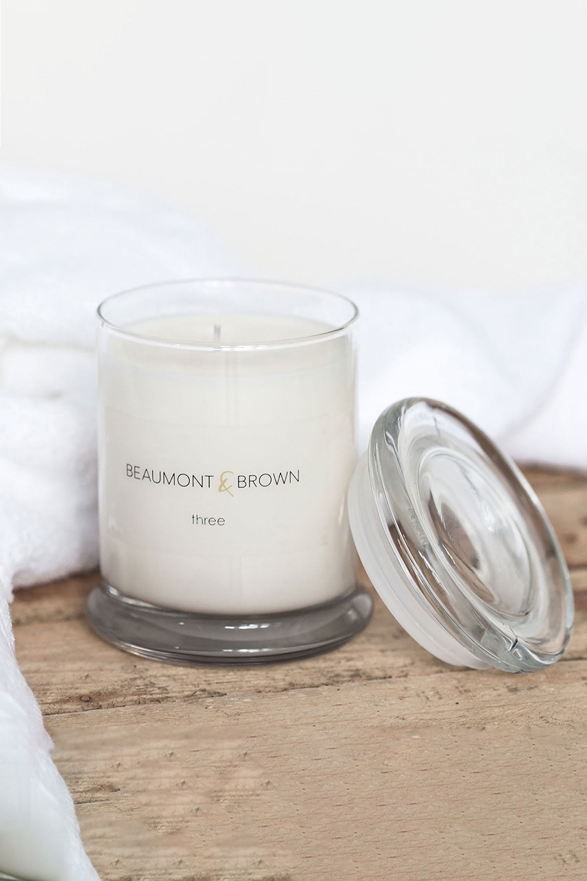 Lavender Large Scented Candles by Beaumont & Brown