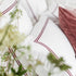 Red 2 Row Cord 400TC Pillowcases