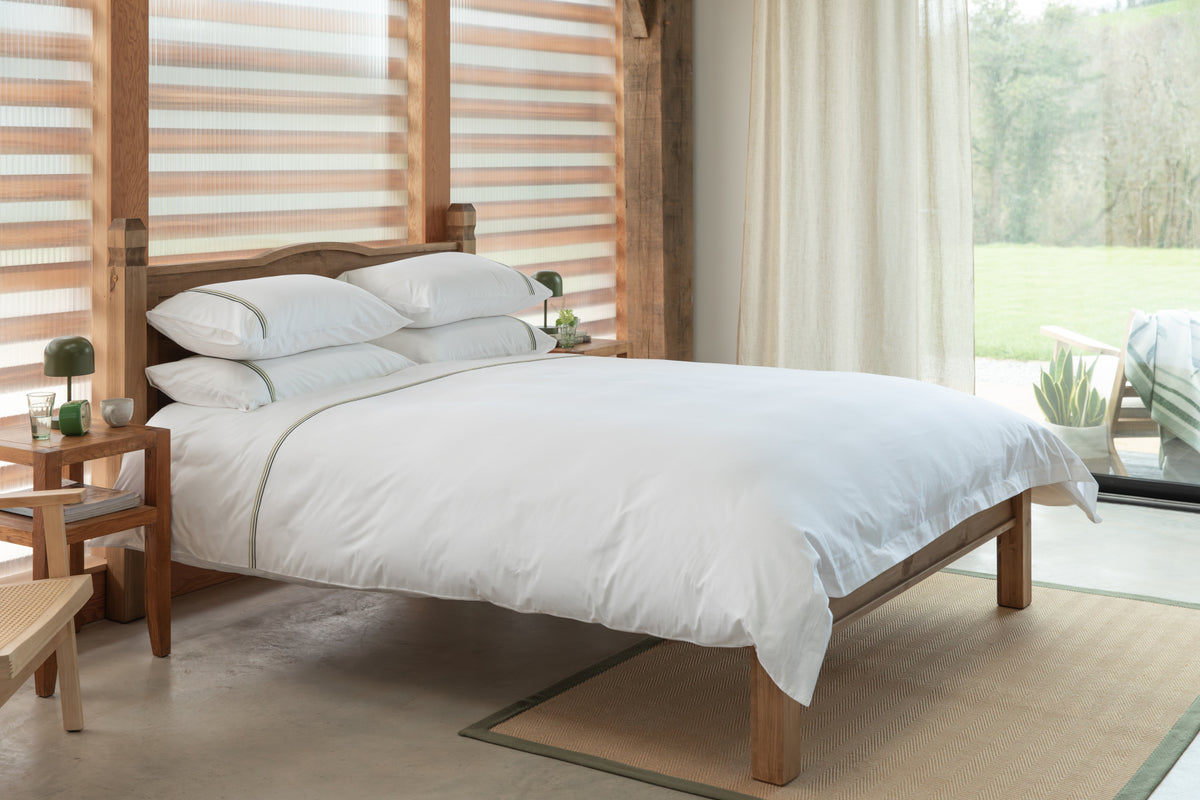 Forest Green 3 Cord 400TC Duvet Cover
