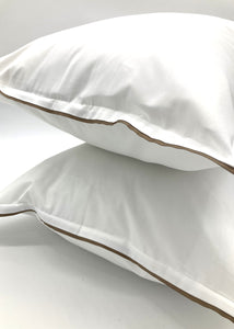 Grossgrain Edge Housewife Pillowcase - PAIR