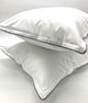 Grossgrain Edge Housewife Pillowcase - PAIR