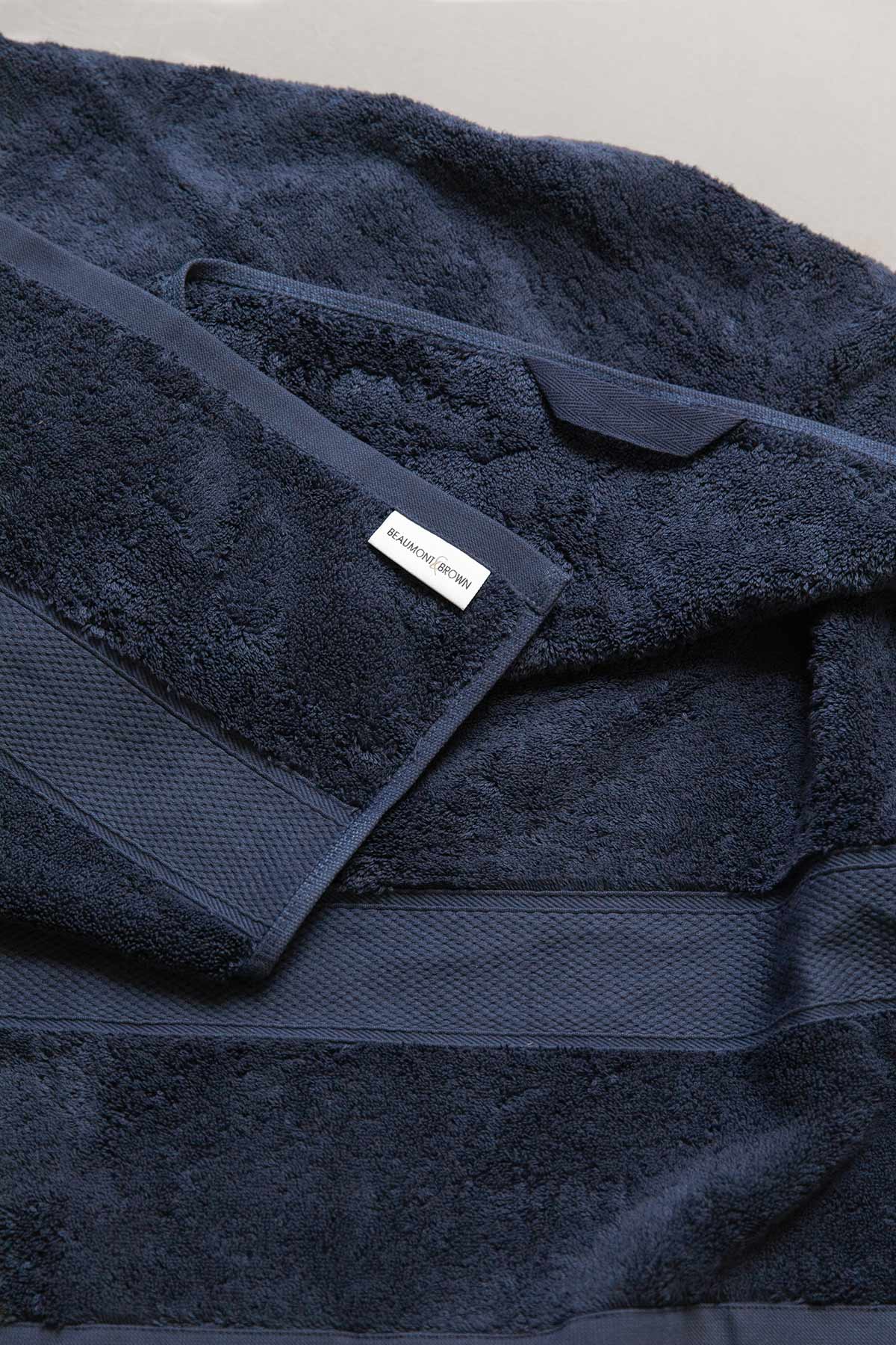 Blue 650GSM Towels by Beaumont & Brown