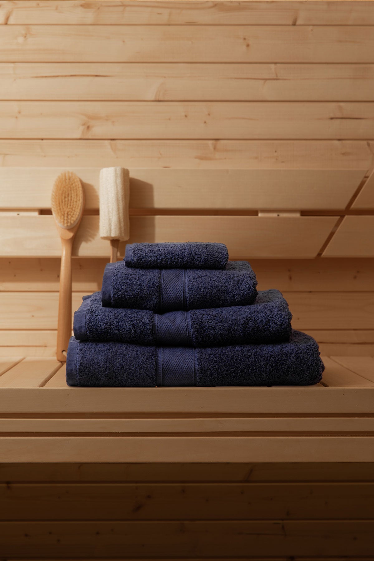 Blue 650GSM Towels by Beaumont & Brown