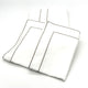 Antique Silver Framed Pillowcases by Beaumont & Brown