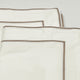 Dusty Pink Framed Edged Pillowcases by Beaumont & Brown