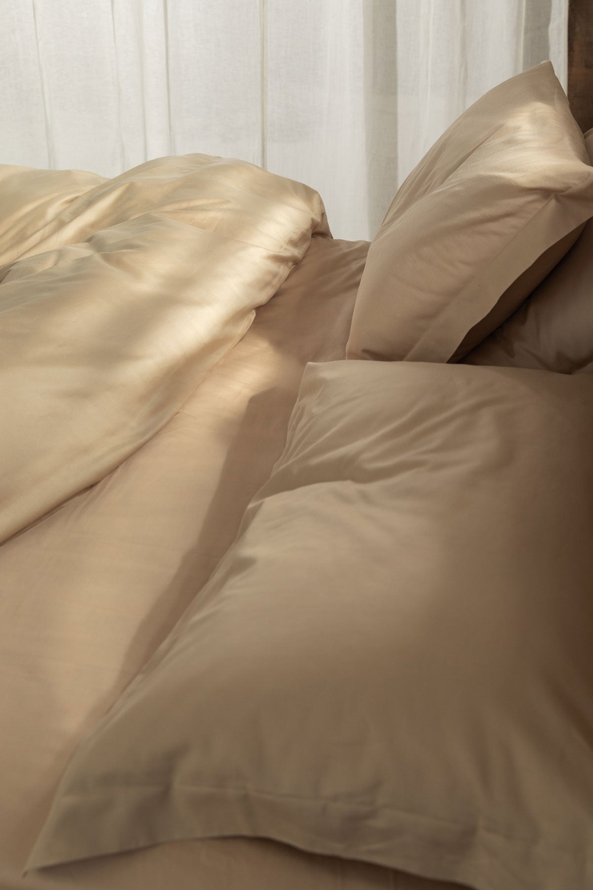 Latte 400TC Bedding by Beaumont & Brown