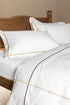 Latte Cross Border White 400TC Pillowcases