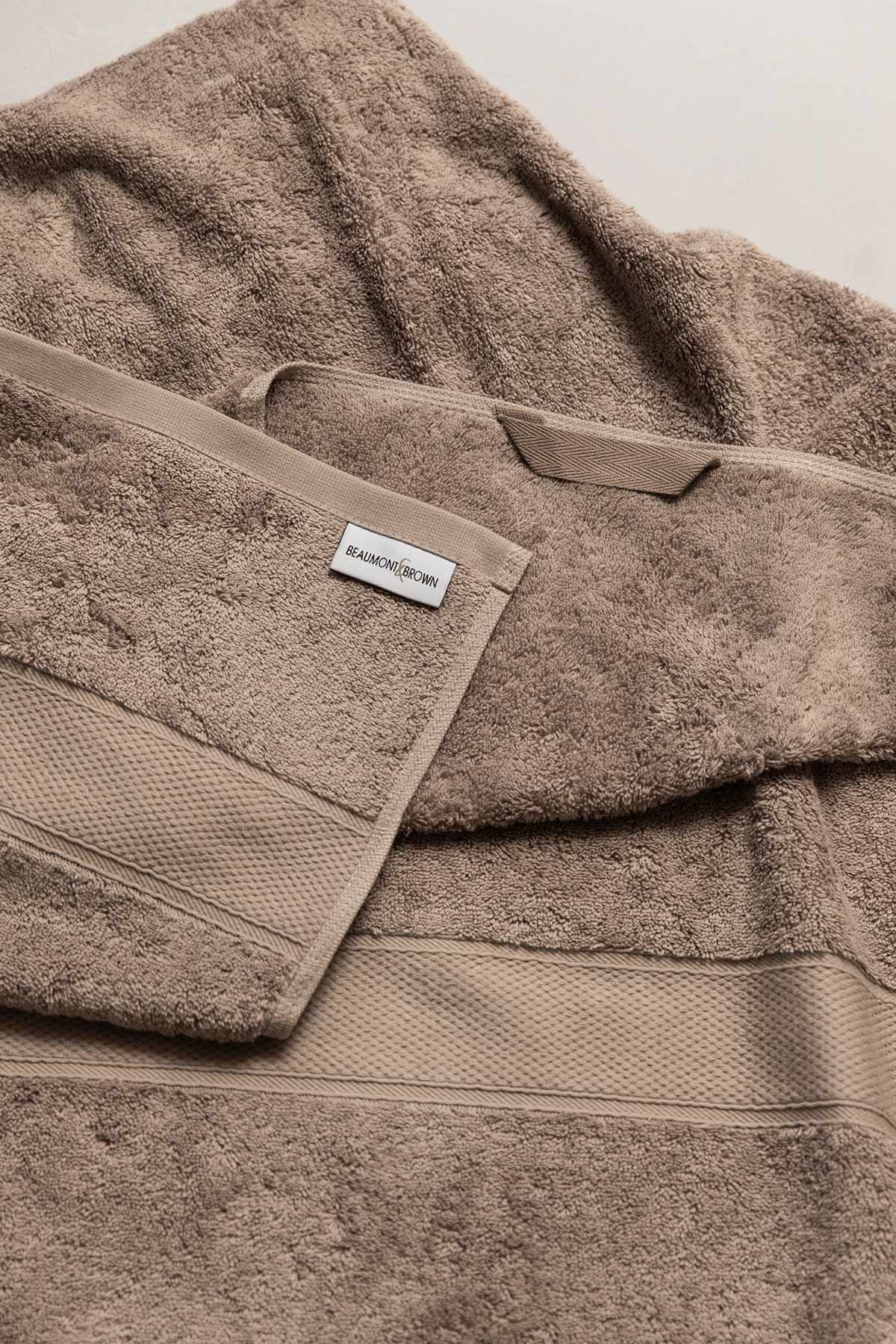 Latte 650GSM Towels by Beaumont & Brown