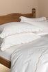 Vintage Pink Scallop Edged Pillowcases