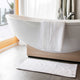 White Tufted Bath Rug from Beaumont & Brown