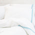Aqua Blue Cord 400TC Pillowcases