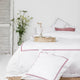 Red 2 Row Cord Duvet Cover from Beaumont & Brown