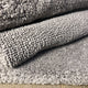 Silver Tufted Bath Rug from Beaumont & Brown