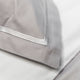 Double Sided Silver/White Corded 400TC Bedding Set