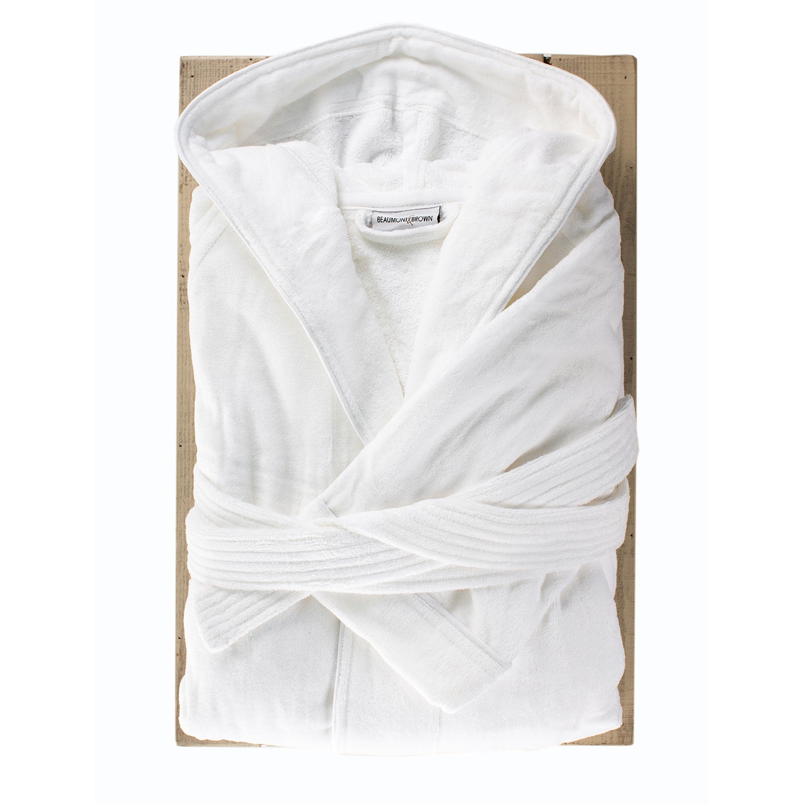 hooded cotton dressing gown Oversized White Turkish Cotton Waffle Robe, Hooded Spa Bathrobe